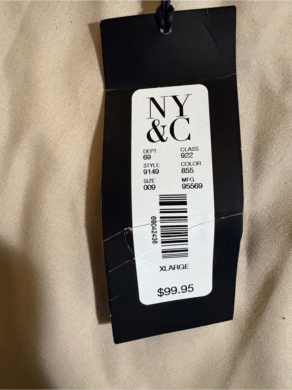 NWT Gabrielle Union New York & Company XL Colorful Abstract High-Low Maxi Dress - Picture 11 of 11